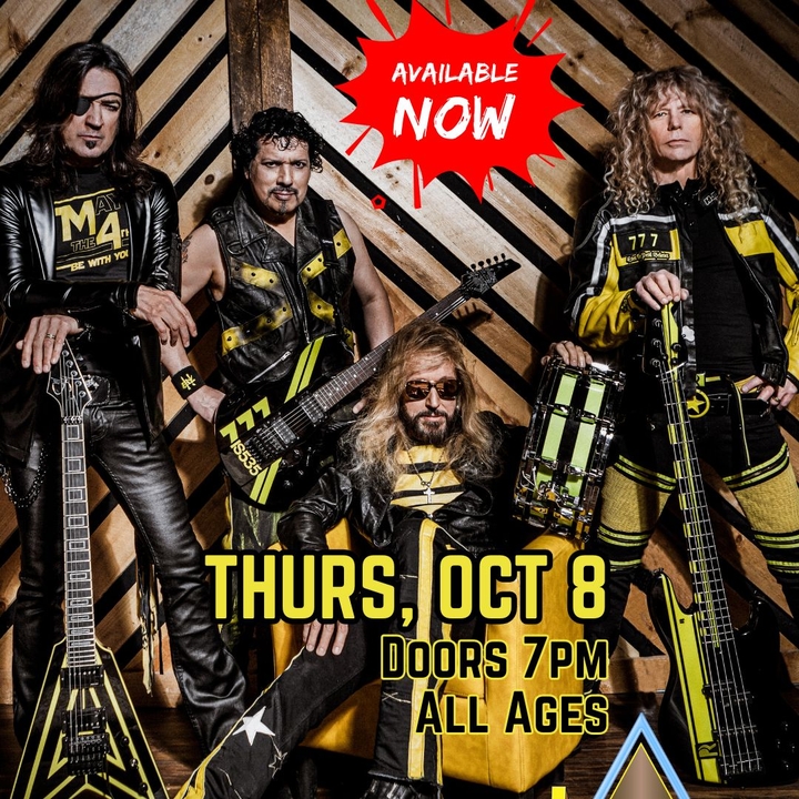 Stryper McHenry Tickets, The Vixen Oct 08, 2026 | Bandsintown