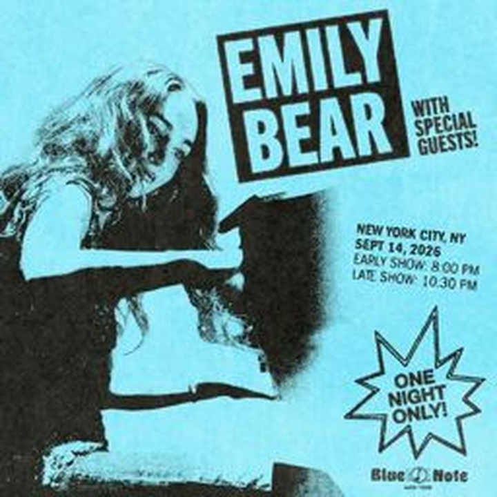 Emily Bear New York Tickets, Blue Note Jazz Club Sep 14, 2026