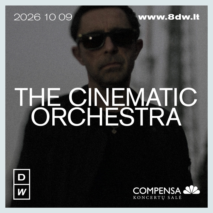 The Cinematic Orchestra Vilnius Tickets, Compensa Concert​ Hall