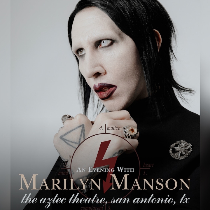 Marilyn Manson San Antonio Tickets, Aztec Theatre Oct 17, 2026