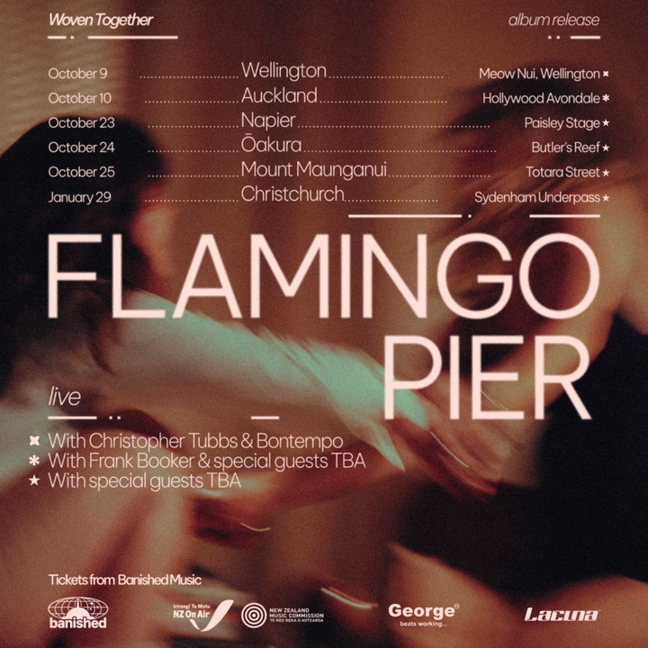 Flamingo Classics「Live At ON AIR WEST」CD Flamingo Pier Auckland Tickets, The Hollywood Avondale Oct 10