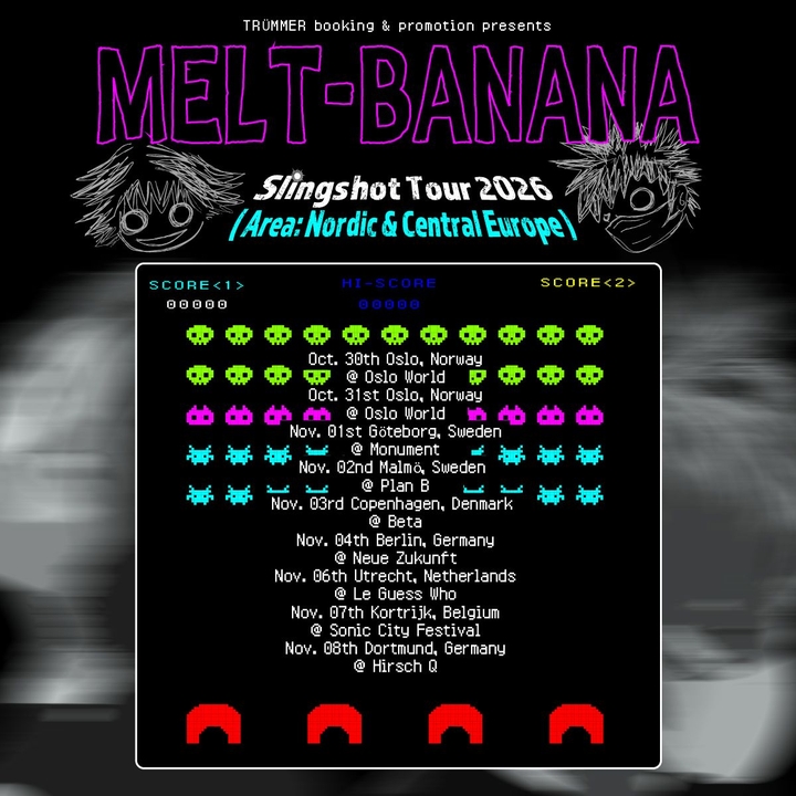Melt-Banana Dortmund Tickets, Hirsch-Q Nov 08, 2026 | Bandsintown
