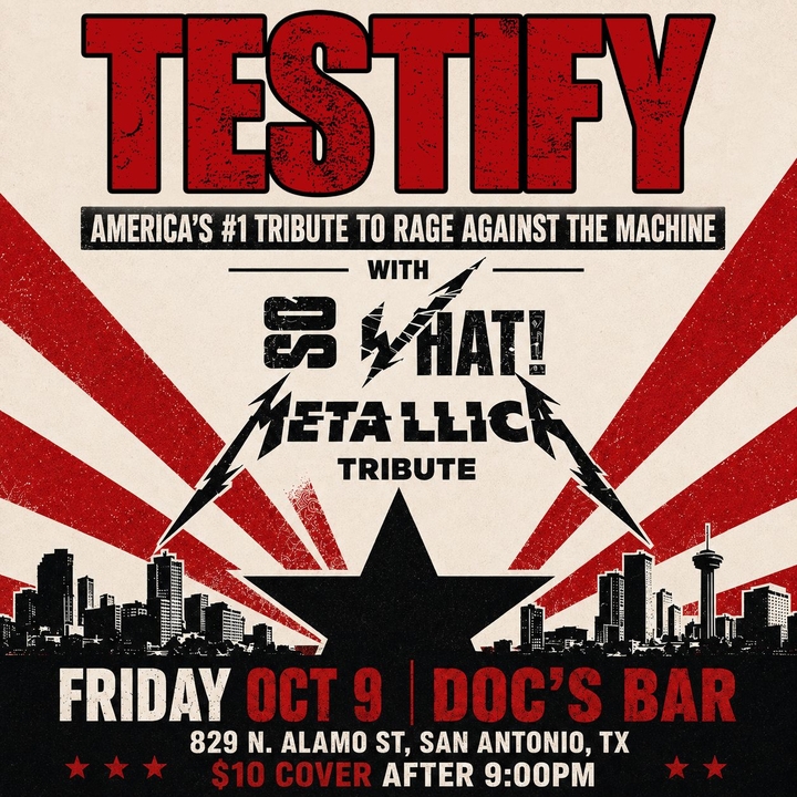 Testify - A Tribute to Rage Against the Machine San Antonio