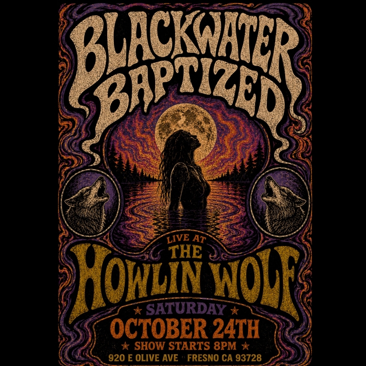 Free Blackwater Baptized Fresno Tickets, Howlin Wolf 2026年10月24