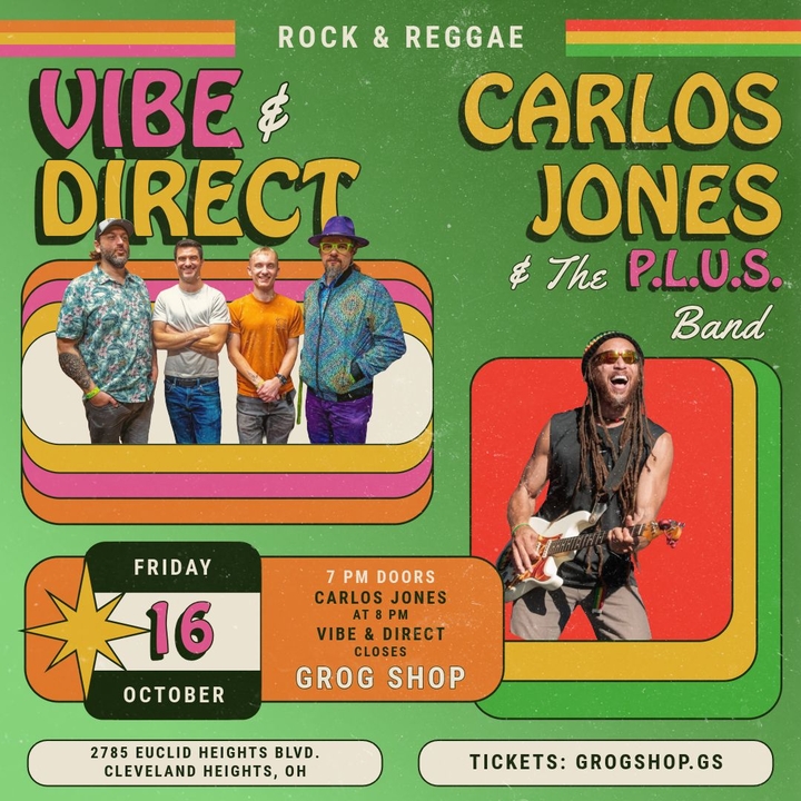 Vibe & Direct Cleveland Tickets, Grog Shop Oct 16, 2026 | Bandsintown