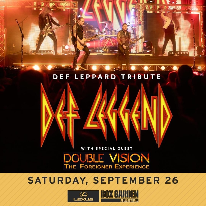 Double Vision-Foreigner Experience Plano Tickets, The Lexus Box