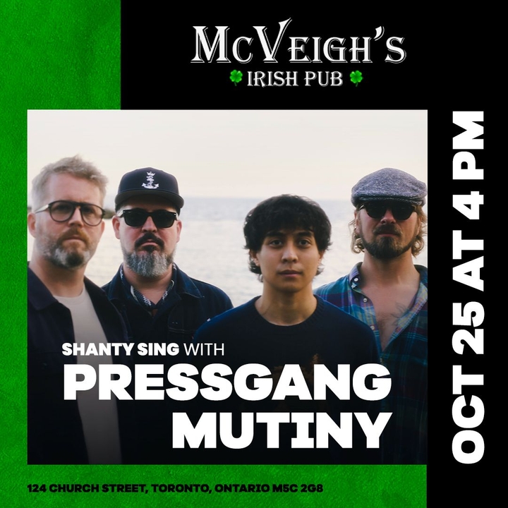 Pressgang Mutiny @ Mcveigh's Irish Pub