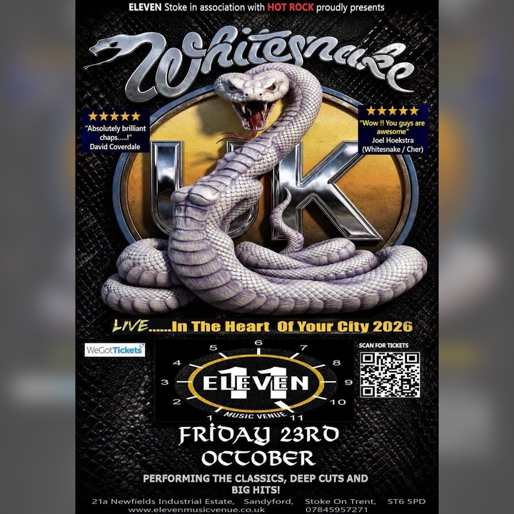 WHITESNAKE UK - STOKE ON TRENT