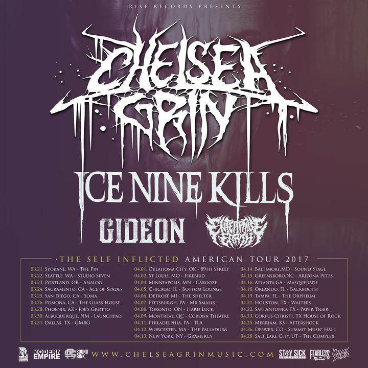 Bandsintown Ice Nine Kills Tickets The Palladium, {eventStartTime}
