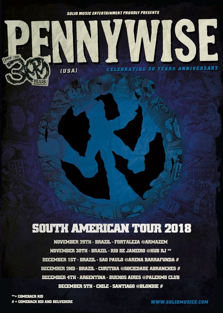 pennywise band tour dates