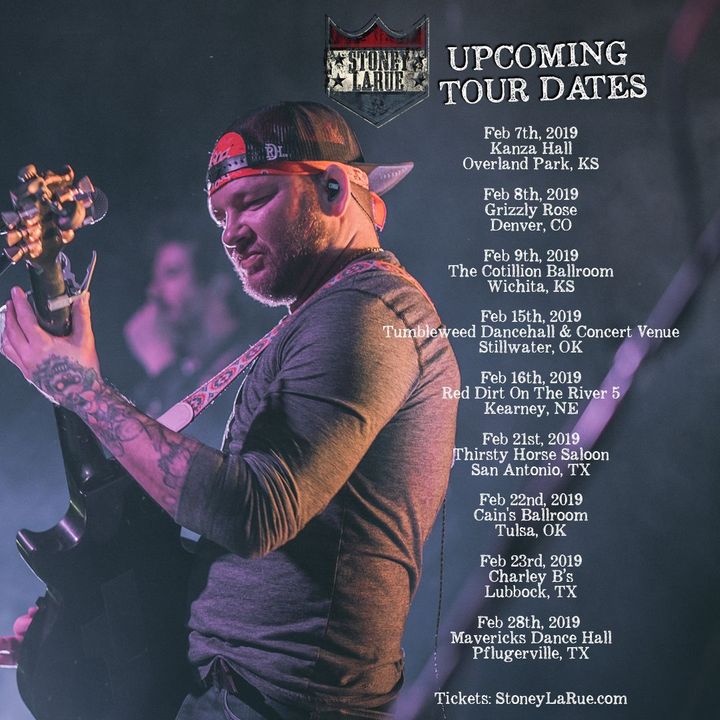 stoney larue tour