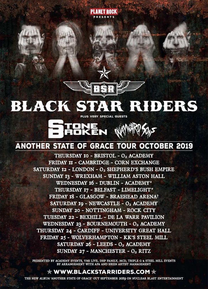 black star riders us tour