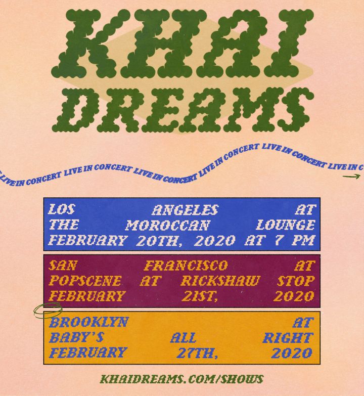 Khai Dreams Tour Dates, Concert Tickets, & Live Streams