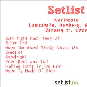 Northcote at Hamburg, Germany in Laeiszhalle 2020