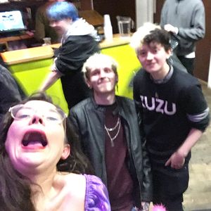 Zuzu at Glasgow, United Kingdom in SWG3 Poetry club 2020