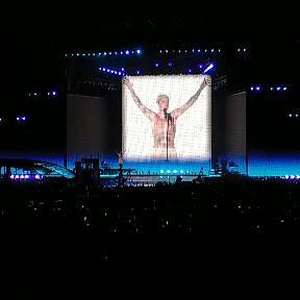 Justin Bieber at Monterrey, Mexico in Monterrey Baseball Stadium 2022