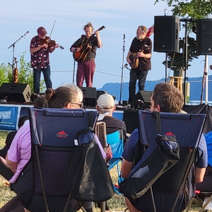 Bruce Molsky at Hastings-on-Hudson, NY in MacEachron Waterfront Park 2022