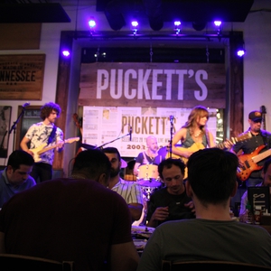 Karli & James at Murfreesboro, TN in Puckett's Grocery & Restaurant - Downtown Murfreesboro 2022