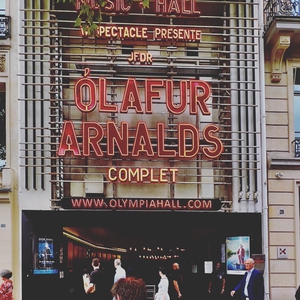 Ólafur Arnalds at Paris, France in L’Olympia 2022