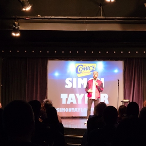 Simon Taylor at North Melbourne, Australia in The Comics Lounge 2022