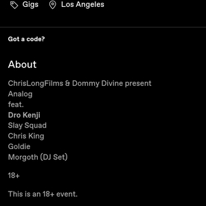 Dro Kenji at Los Angeles, CA in 1720™ 2022
