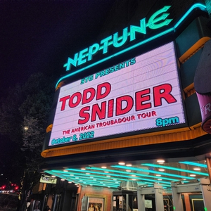 Todd Snider at Seattle, WA in Neptune Theatre 2022