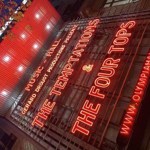 The Temptations at Paris, France in L’Olympia 2022