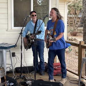 Walt Wilkins at Fredericksburg, TX in Texas Heritage Vineyard Tasting Room 2022