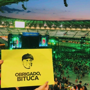 Milton Nascimento at Belo Horizonte, Brazil in Mineirão 2022