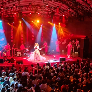 Vanessa da Mata at Rio de Janeiro, Brazil in Circo Voador 2022