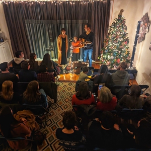 Jenny & Tyler at Wake Forest, NC in A Pretty Living Room 2022