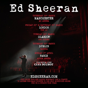 Ed Sheeran Tickets, Tourdaten und Konzerte