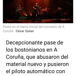 Pixies at A Coruña, Spain in Coliseum 2023