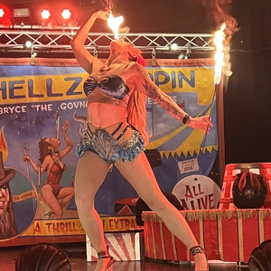 Hellzapoppin Circus Sideshow at Hialeah, FL in Goodlet Park 2023