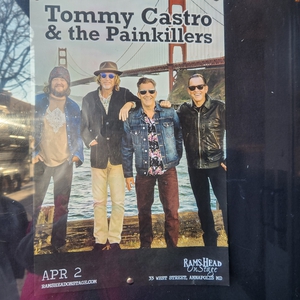 Tommy Castro at Annapolis, MD in Rams Head Tavern 2023