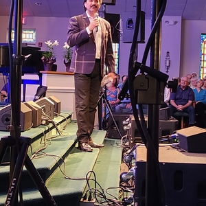 Ivan Parker at Monroe, NC in Grace Baptist Church 2023