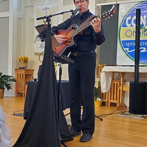 Denny Diamond at Rockford, IL in Spring Creek United Church of Christ 2023