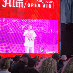Clueso at Schiffweiler, Germany in Alm Open Air 2023