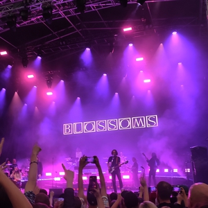Blossoms at Leeds, United Kingdom in Millennium Square 2023