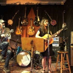 Lisa Bastoni at Easthampton, MA in Luthier's Co-op 2023