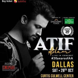 Atif Aslam Event Tickets, Tour Dates and Concerts