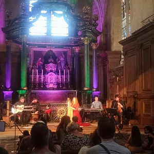 Cecile Corbel at Paimpont, France in Abbaye de Paimpont 2023