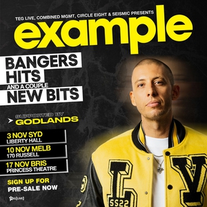 Example Tickets, Tour Dates and Concerts