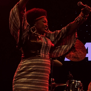 Oumou Sangare at Paris, France in Grande Halle de la Villette 2023