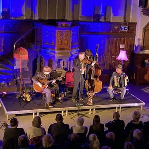 The Budapest Cafe Orchestra at Moffat, United Kingdom in Saint Andrew's Church of Scotland 2023