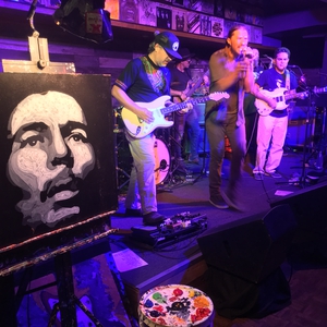Livepainter at Sonoma, CA in The Reel Fish Shop & Grill 2023