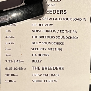 The Breeders at San Francisco, CA in The Warfield 2023