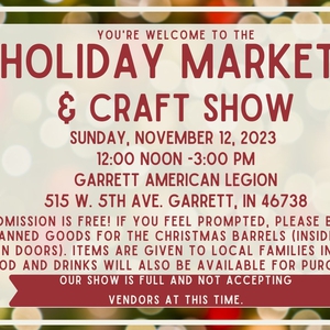 The Journey With Janice: HOLIDAY MARKET & CRAFT SHOW - Putnam County  Sentinel Events