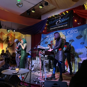 Beaux Gris Gris & The Apocalypse at Brecon, United Kingdom in The Muse Brecon 2024