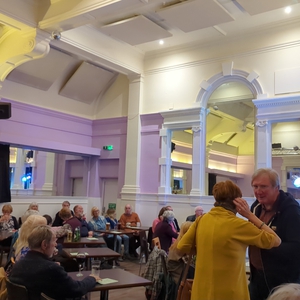 Benji Kirkpatrick at Southport, United Kingdom in Southport Bijou Cinema 2024